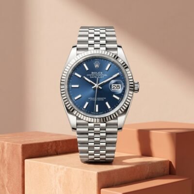 Rolex DATEJUST Blue dark- men