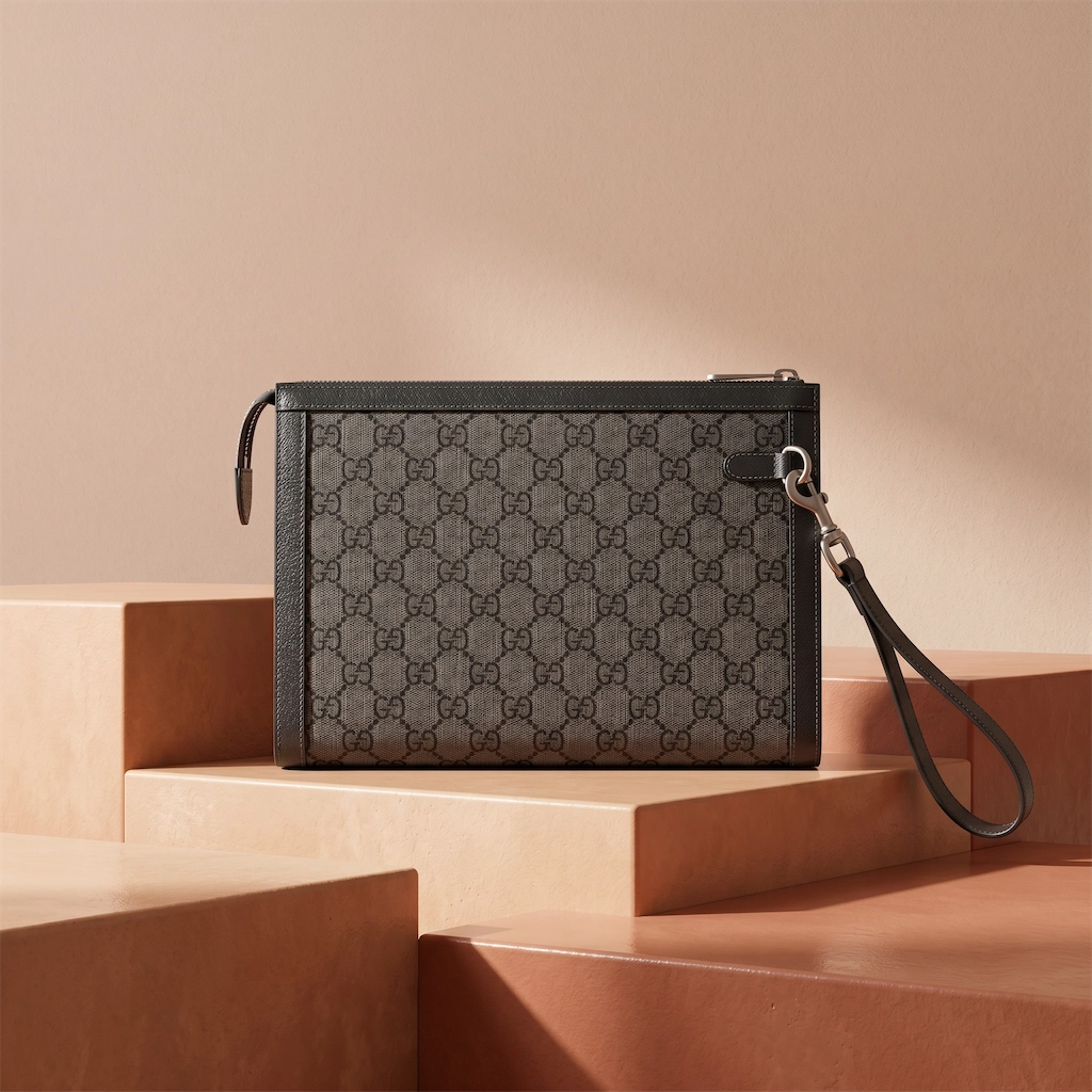 Gucci Supreme clutch - Image 2