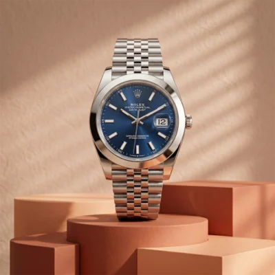 Rolex DATEJUST blue instant – men