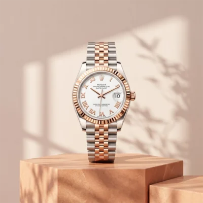 Rolex DATEJUST white strap 2 color – Women